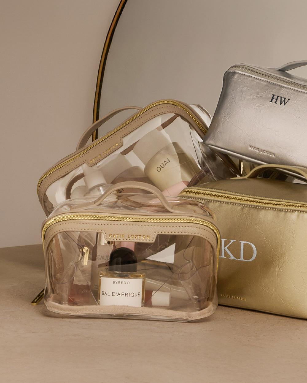 Katie Loxton Clear Medium Makeup & Wash Bag