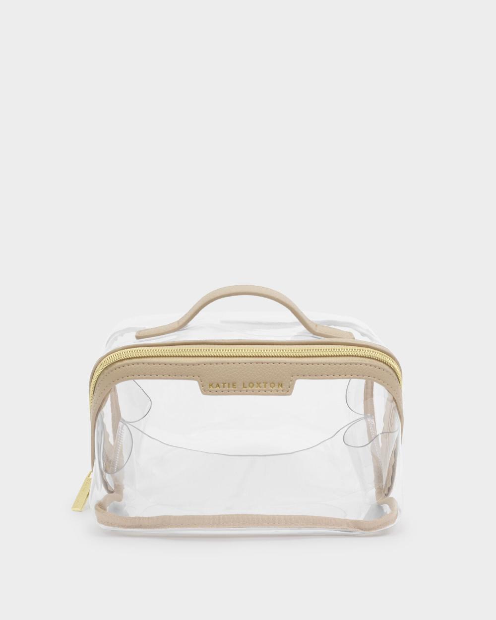 Katie Loxton Clear Medium Makeup & Wash Bag