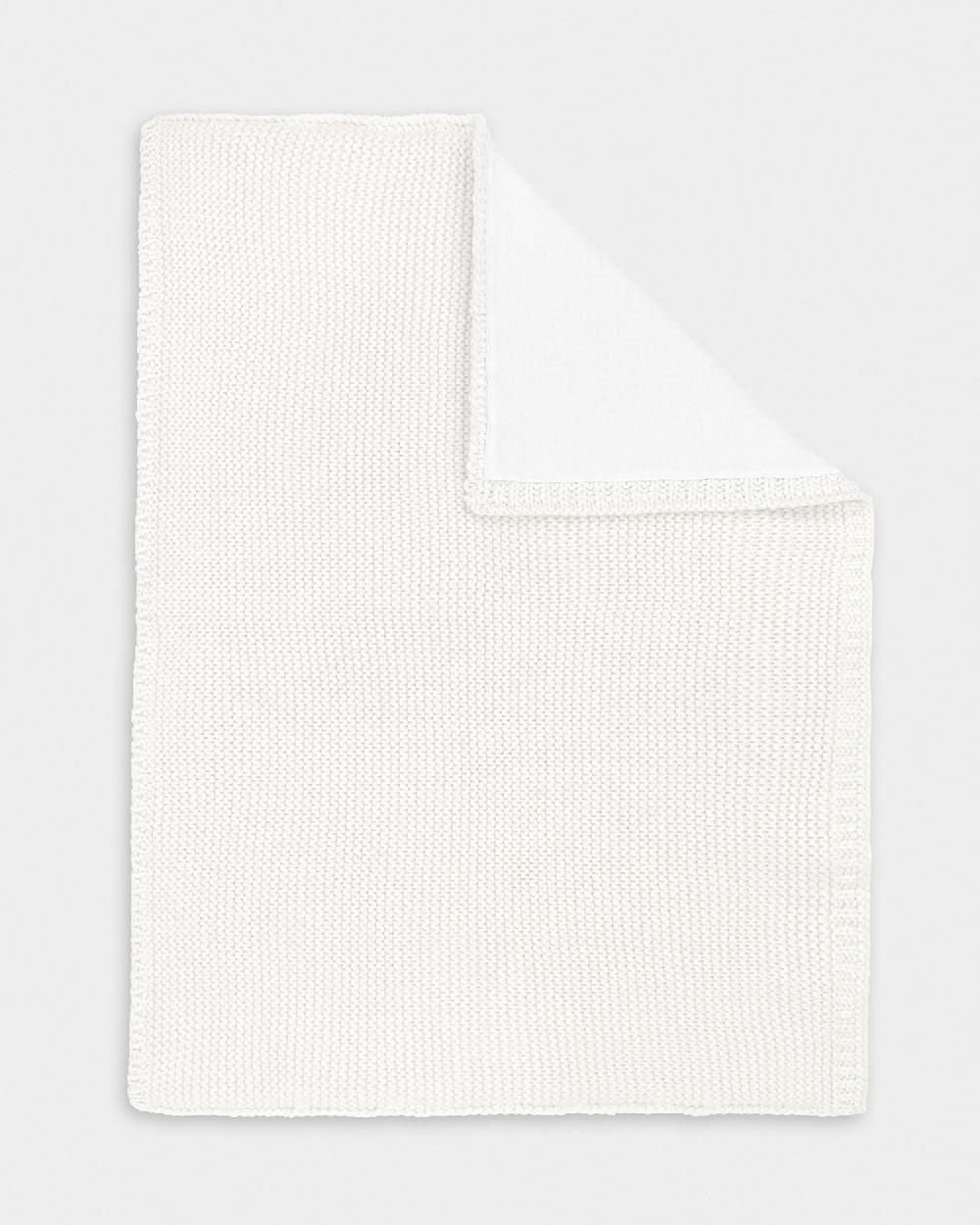 Katie Loxton Cotton Knitted Baby Blanket