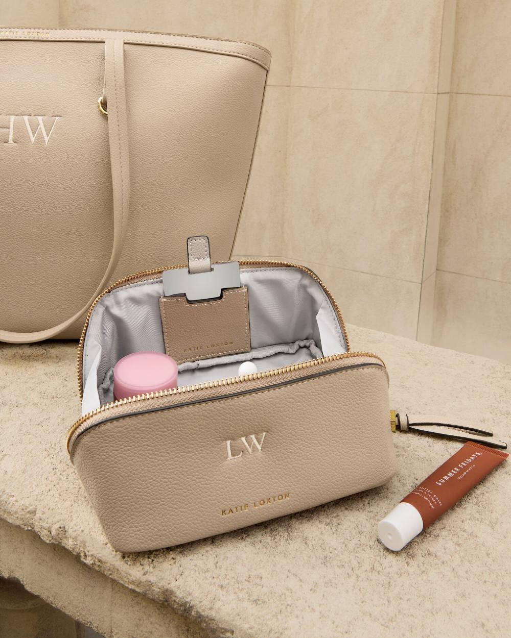 Katie Loxton Fold-Out Mirror Makeup Bag