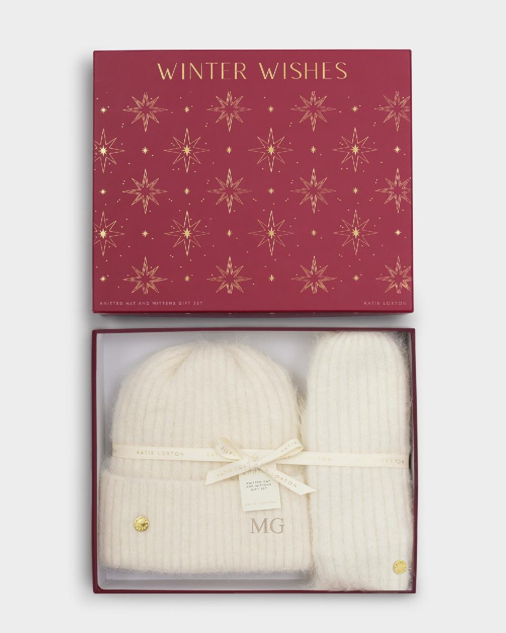 Katie Loxton Gift Boxed Hat & Mittens Set