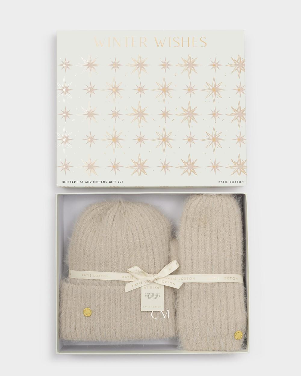 Katie Loxton Gift Boxed Hat & Mittens Set