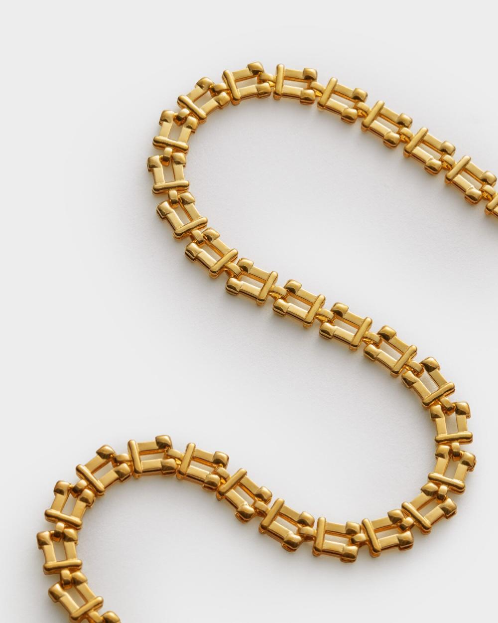 Katie Loxton Grecian Waterproof Gold Link Necklace