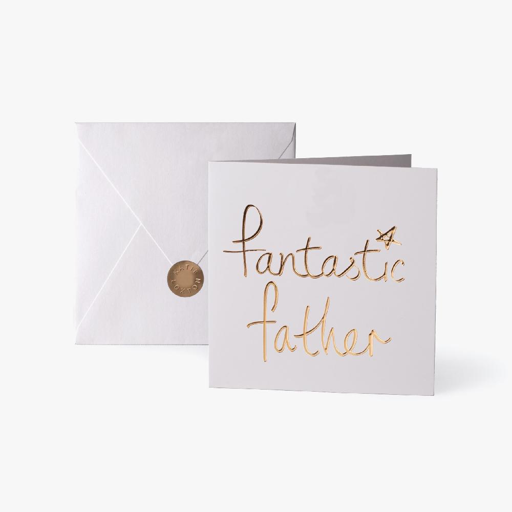 katie loxton Greeting Cards 'Fantastic Father'