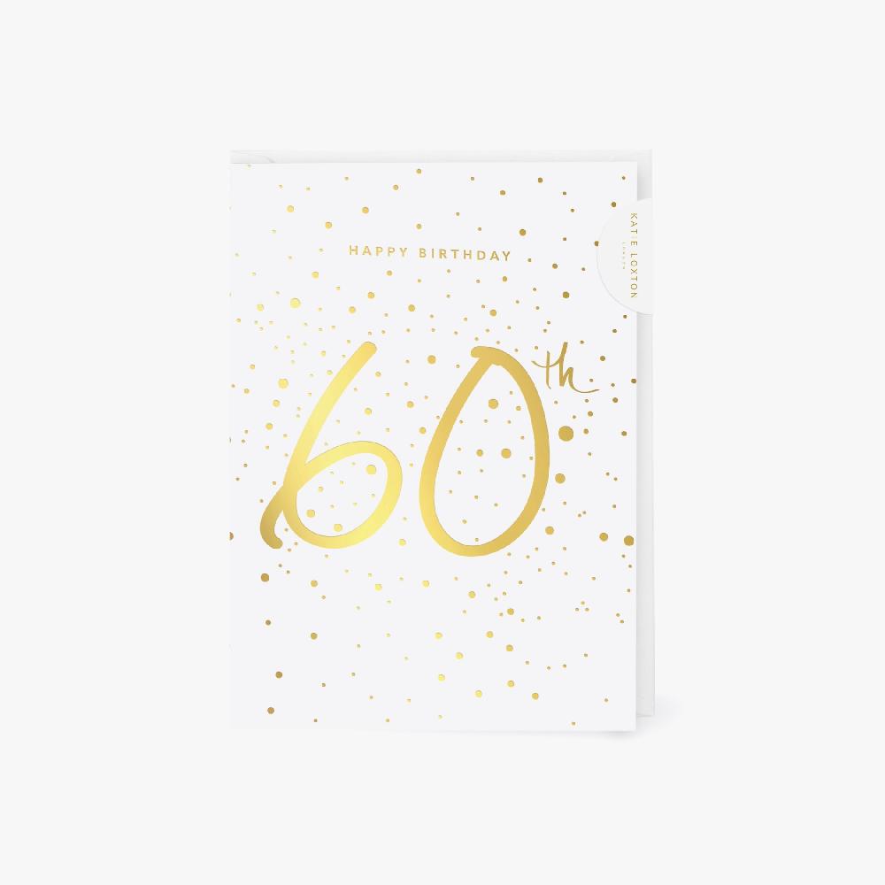 Katie Loxton Greeting Cards 'Happy 60th Birthday'