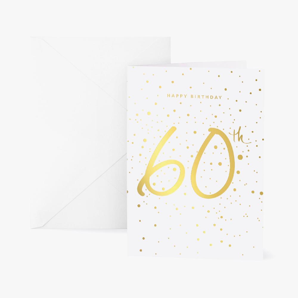 katie loxton Greeting Cards 'Happy 60th Birthday'