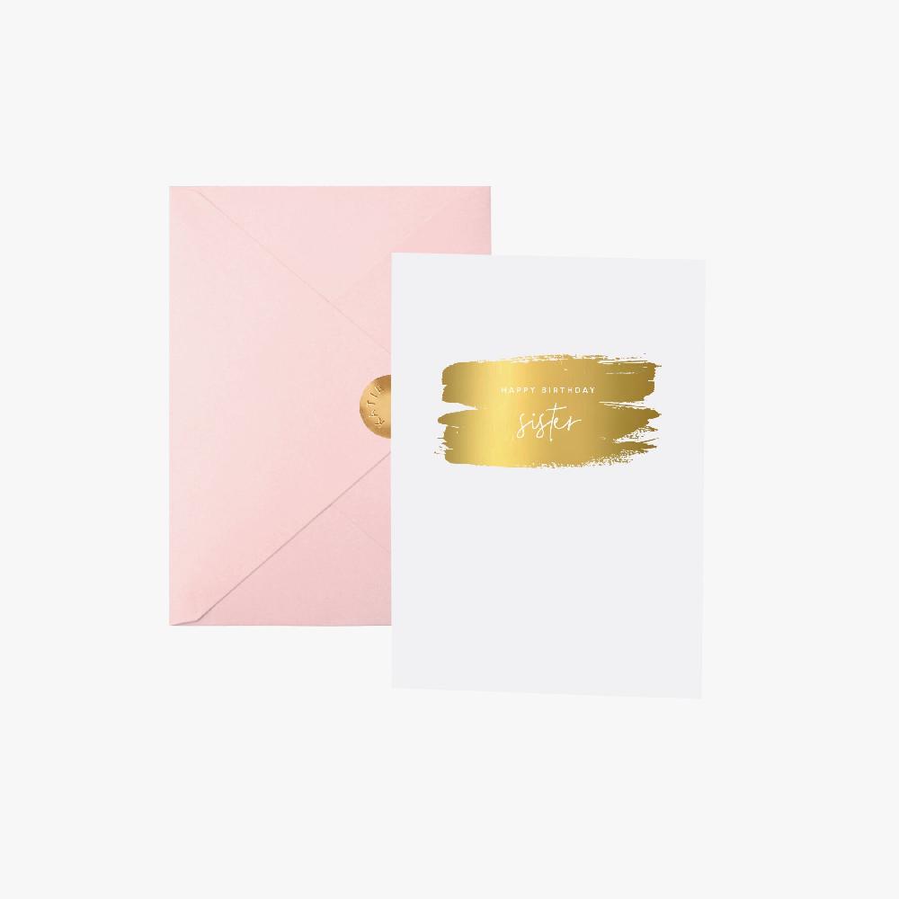 katie loxton Greeting Cards 'Happy Birthday Sister'