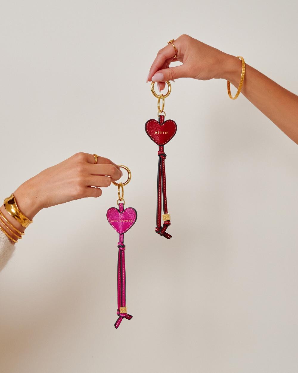 Katie Loxton Heart Bag Charm Keyring