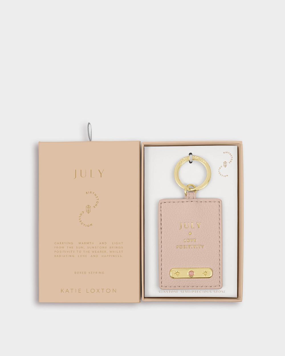 Katie Loxton 'July' Birthstone Keyring
