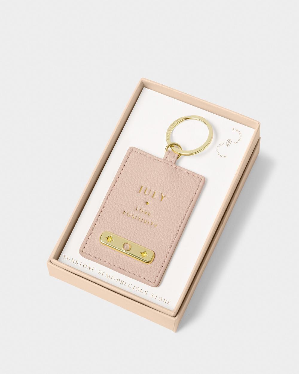 Katie Loxton 'July' Birthstone Keyring