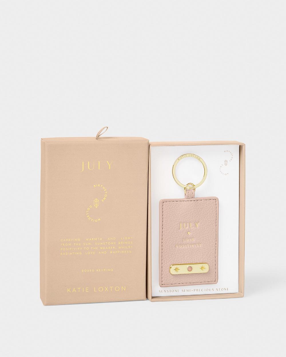 Katie Loxton 'July' Birthstone Keyring