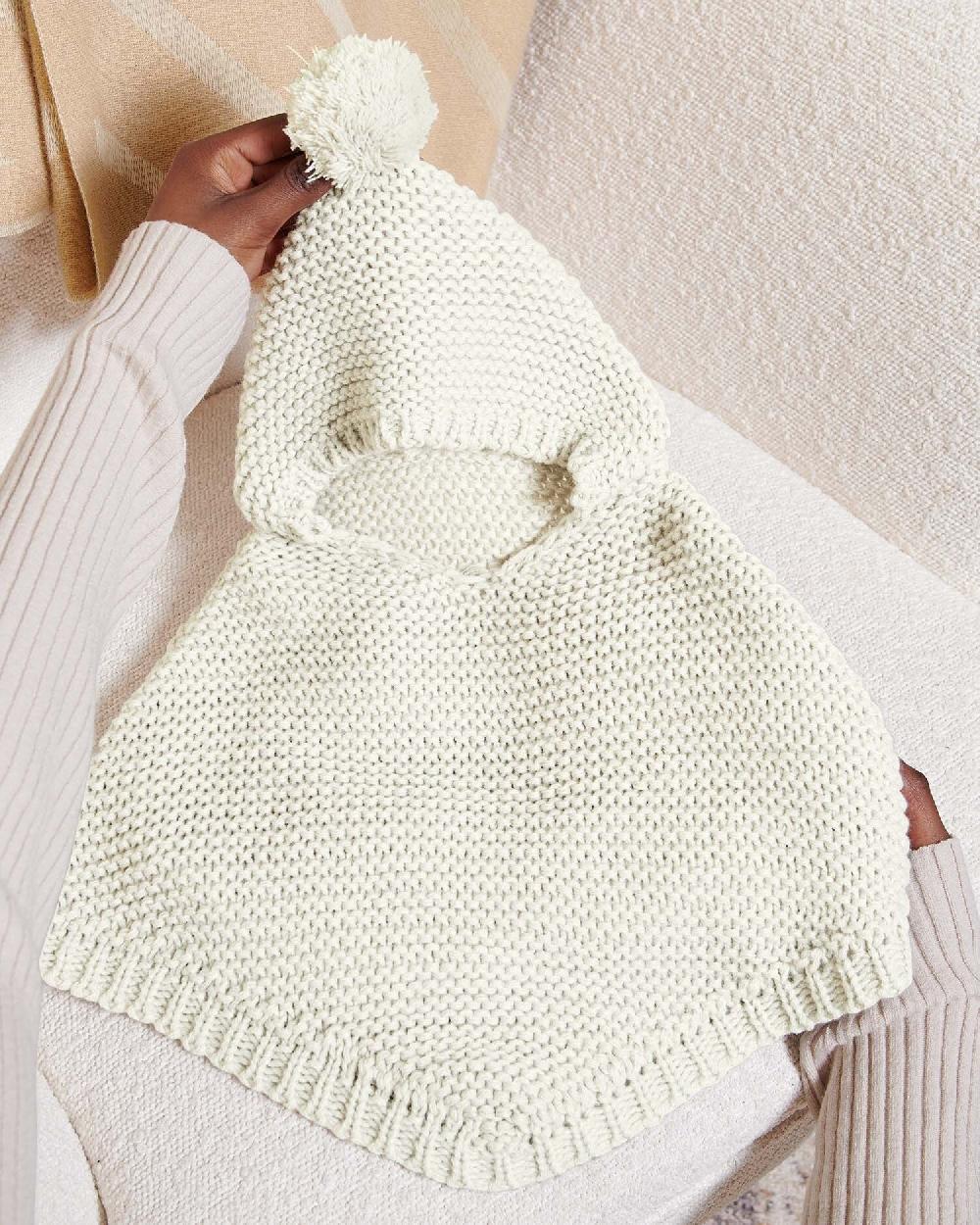 katie loxton Knitted Baby Poncho