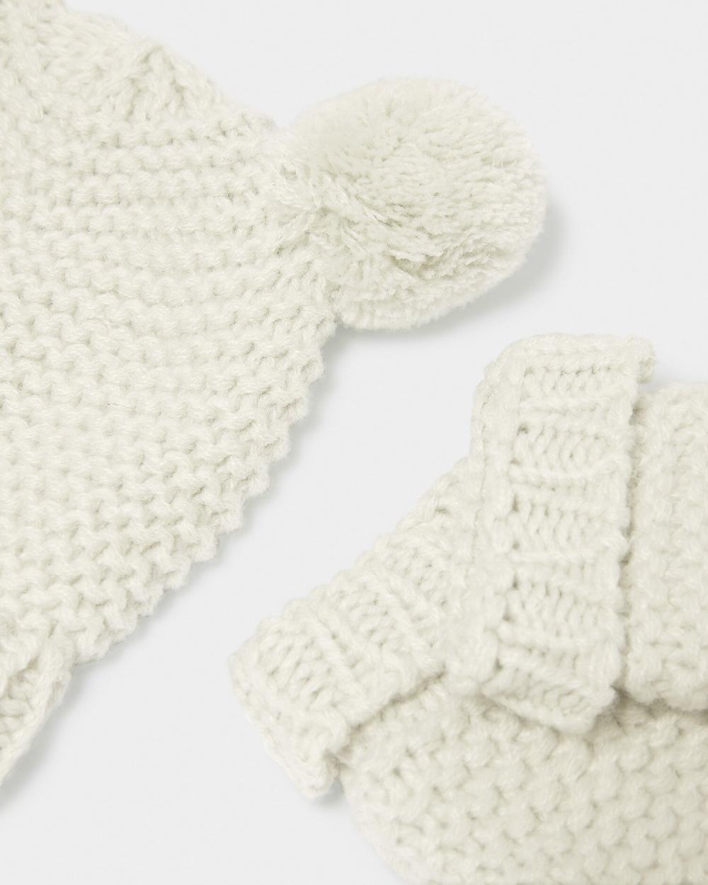 Katie Loxton Knitted Hat & Mittens Set