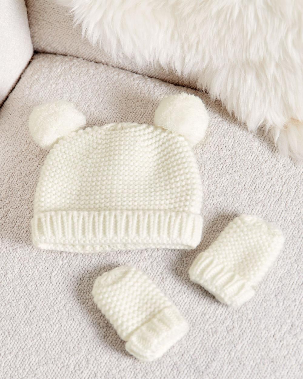 katie loxton Knitted Hat & Mittens Set