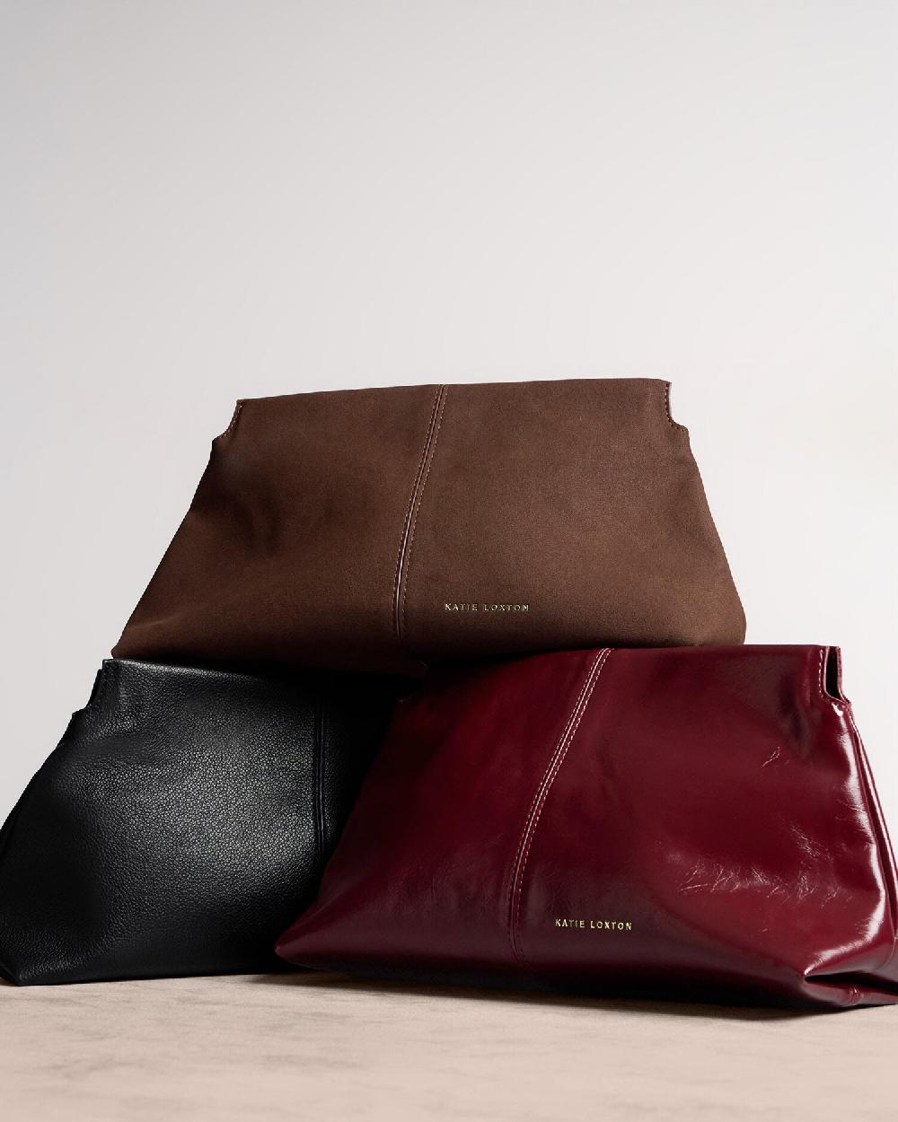 Katie Loxton Laila Patent Crackle Clutch