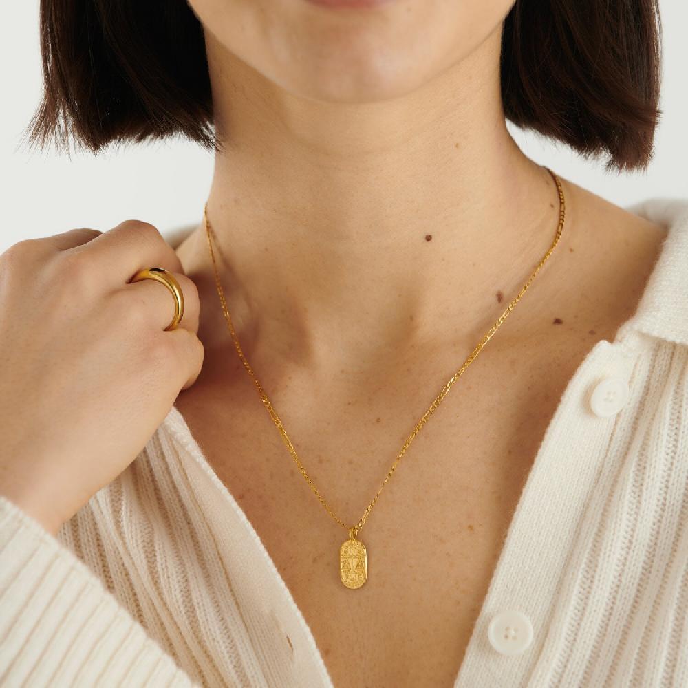 katie loxton 'Libra' Waterproof Gold Zodiac Necklace