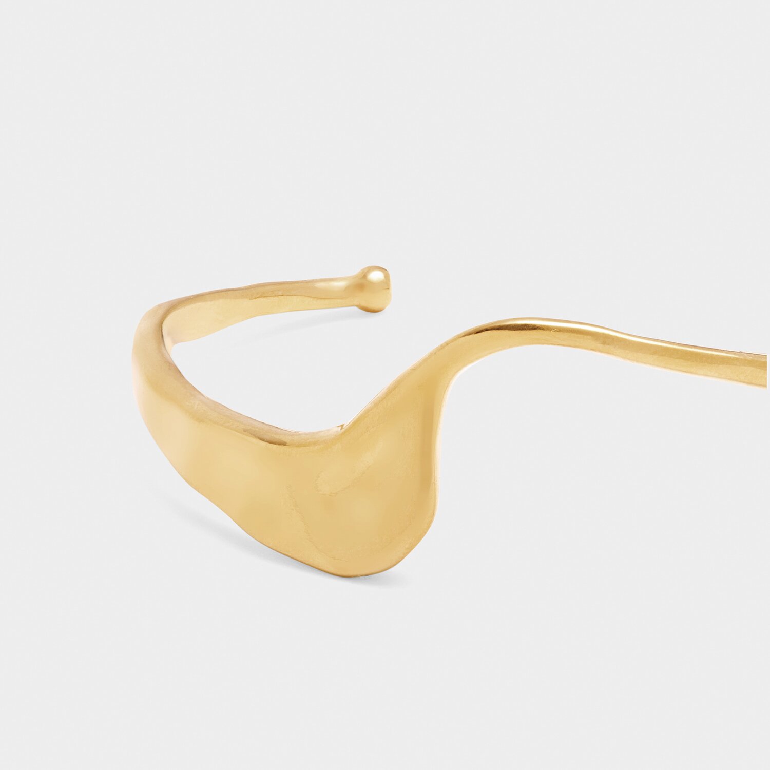 Katie Loxton Marina Waterproof Gold Wave Bangle