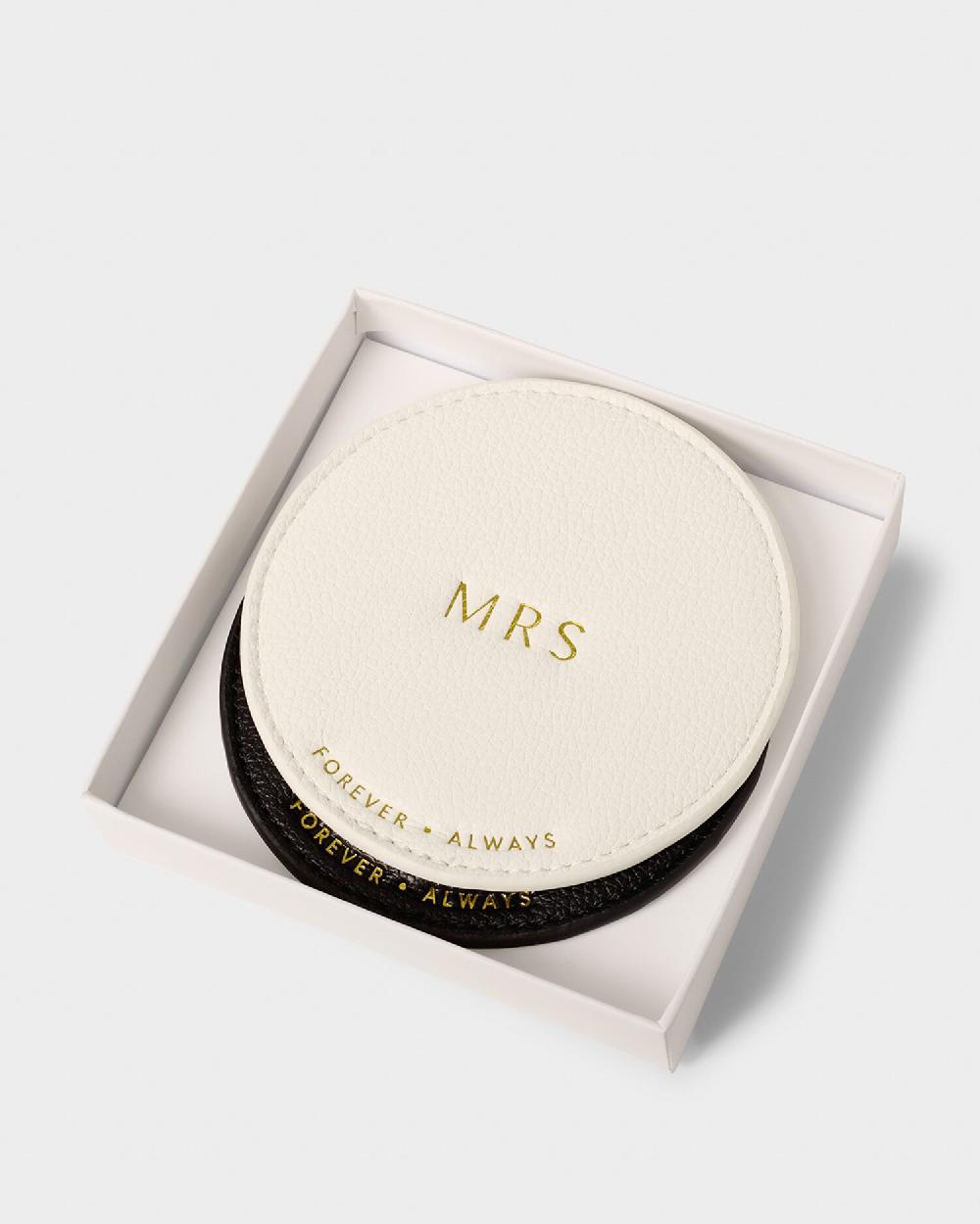 Katie Loxton 'Mr & Mrs' Coaster Set