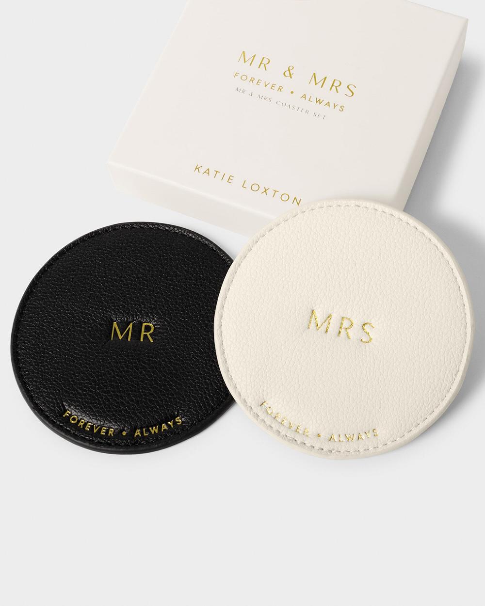 Katie Loxton 'Mr & Mrs' Coaster Set