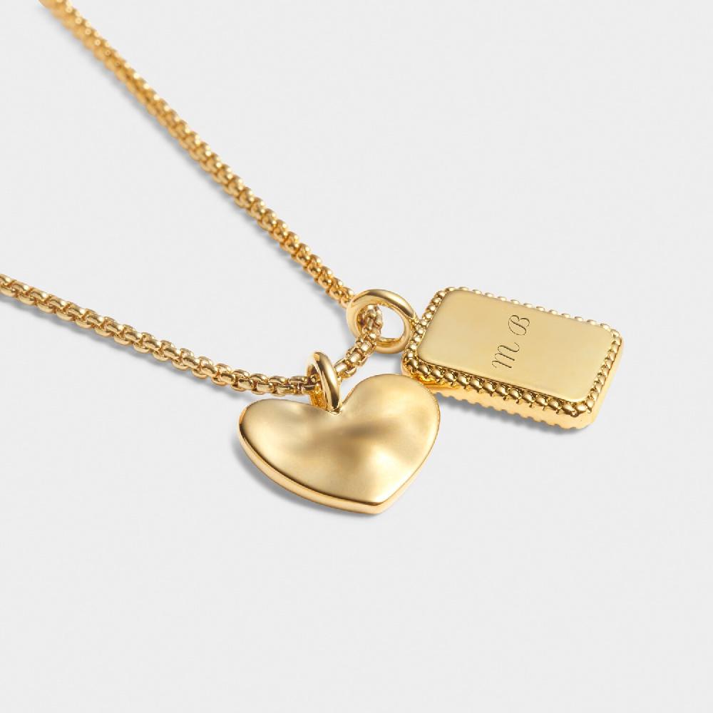 Katie Loxton 'Mum' Waterproof Gold Charm Bracelet