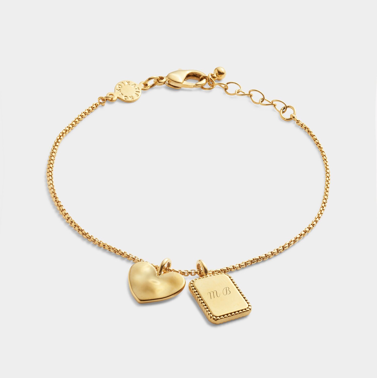 Katie Loxton 'Mum' Waterproof Gold Charm Bracelet