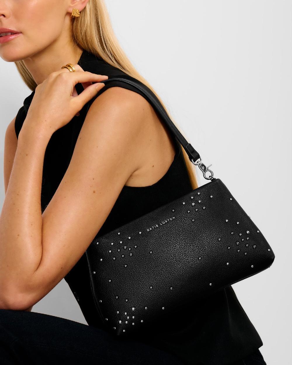 katie loxton Nova Studded Wristlet Clutch