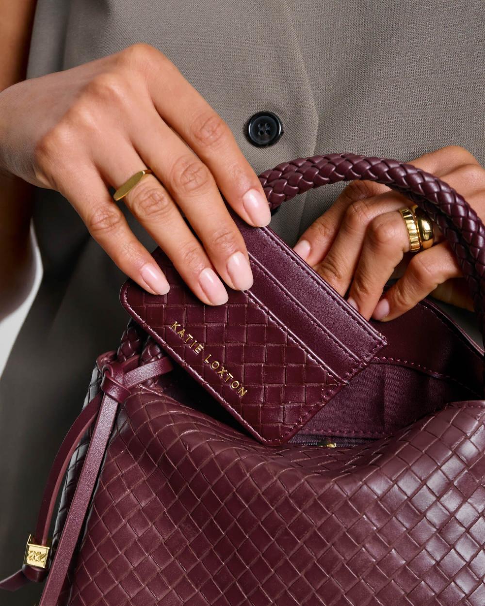 katie loxton Nova Woven Texture Card Holder