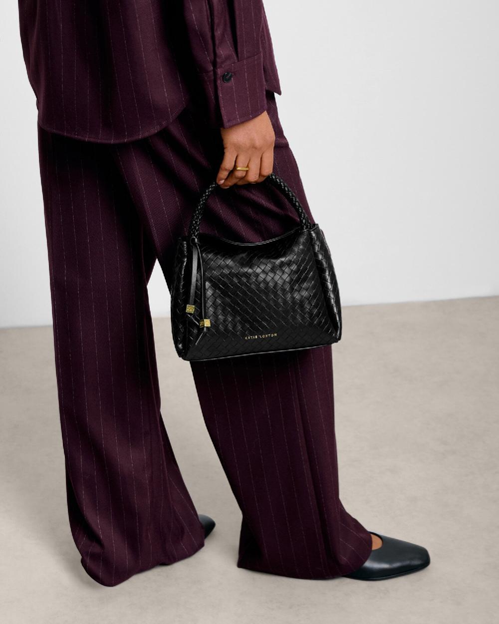 katie loxton Nova Woven Texture Top Handle Bag