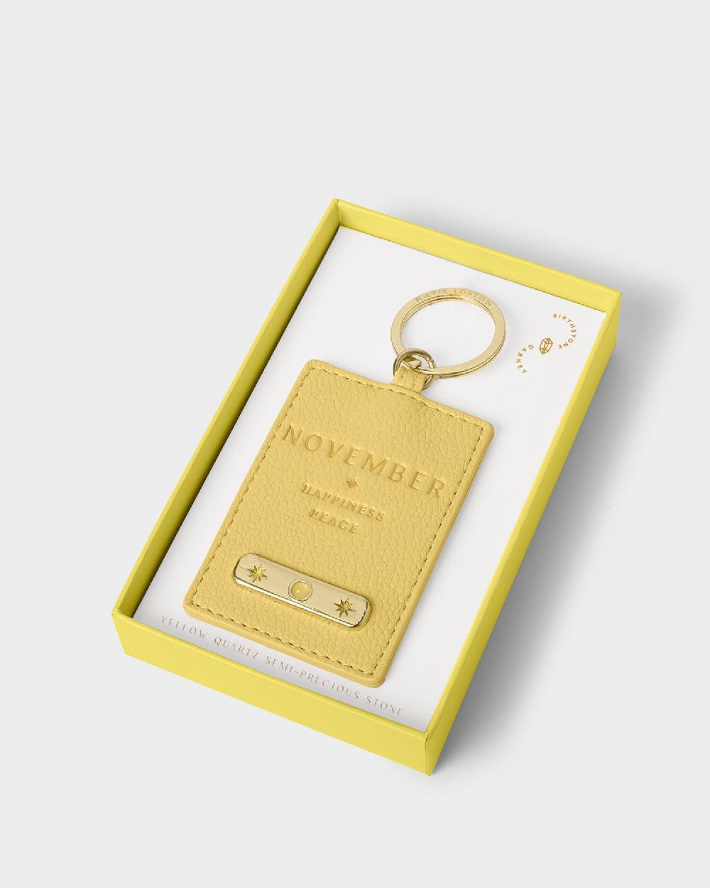 Katie Loxton 'November' Birthstone Keyring