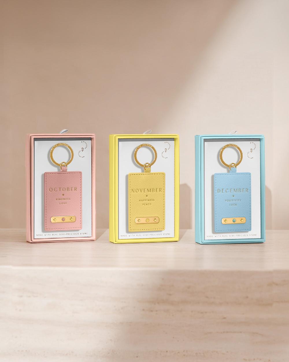 katie loxton 'November' Birthstone Keyring