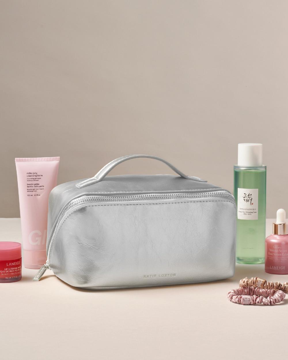 Katie Loxton Patent Crackle Medium Makeup & Wash Bag