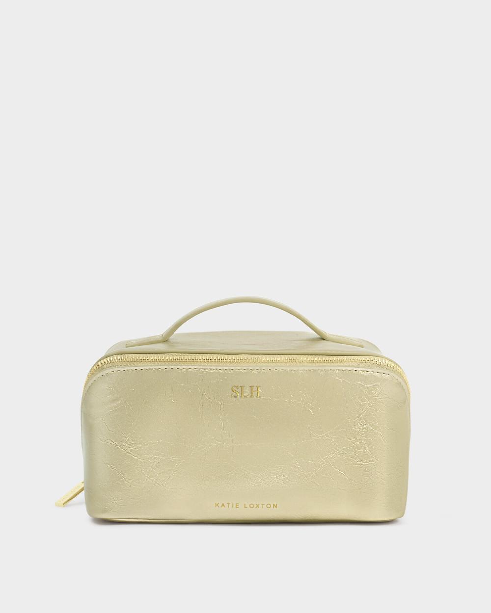 Katie Loxton Patent Crackle Medium Makeup & Wash Bag