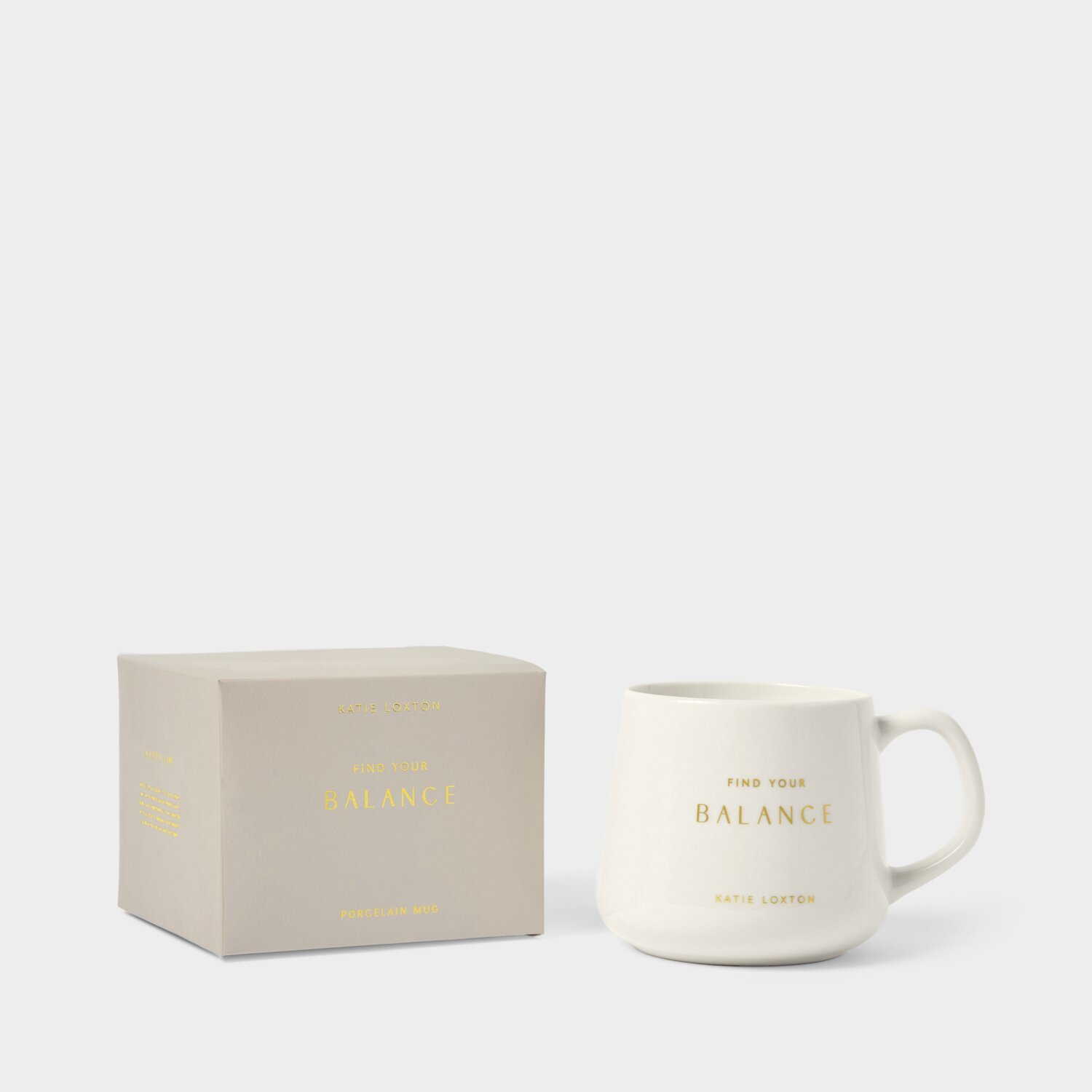 Katie Loxton Porcelain Mug 'Find Your Balance'