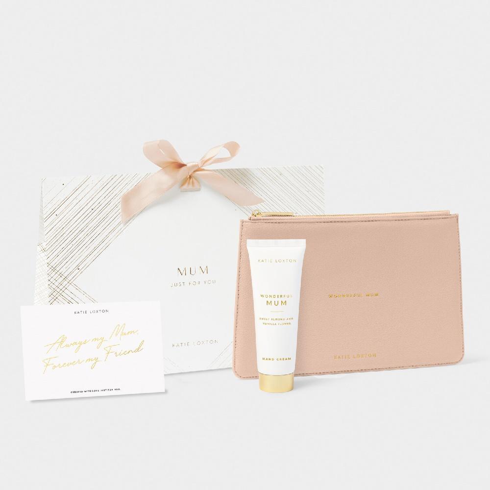 Katie Loxton Pouch And Hand Cream Gift Set 'Mum'