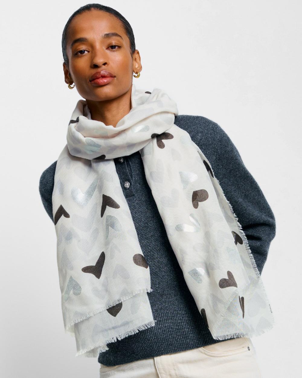 katie loxton Printed Foil Scarf