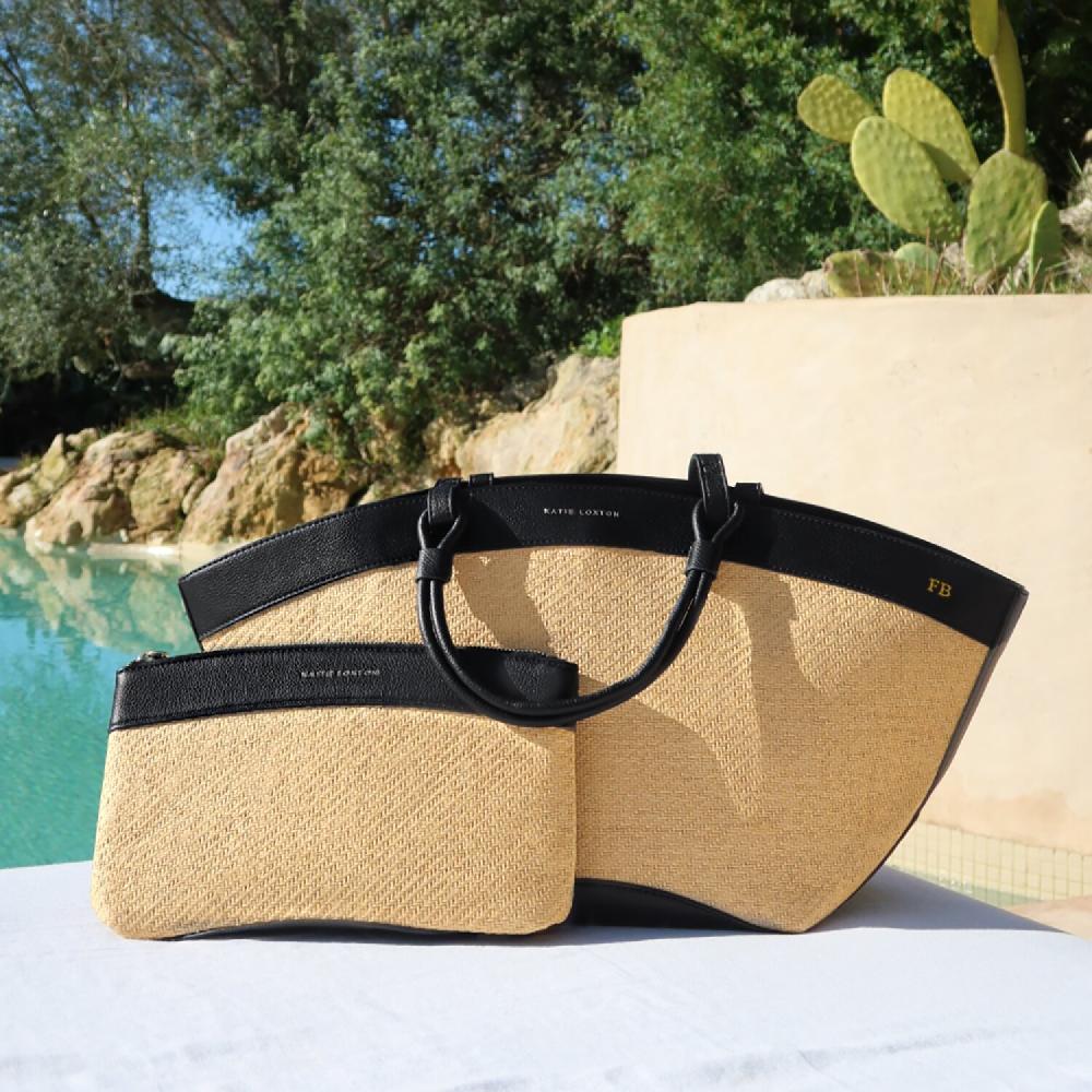 katie loxton Riviera Raffia Tote Bag