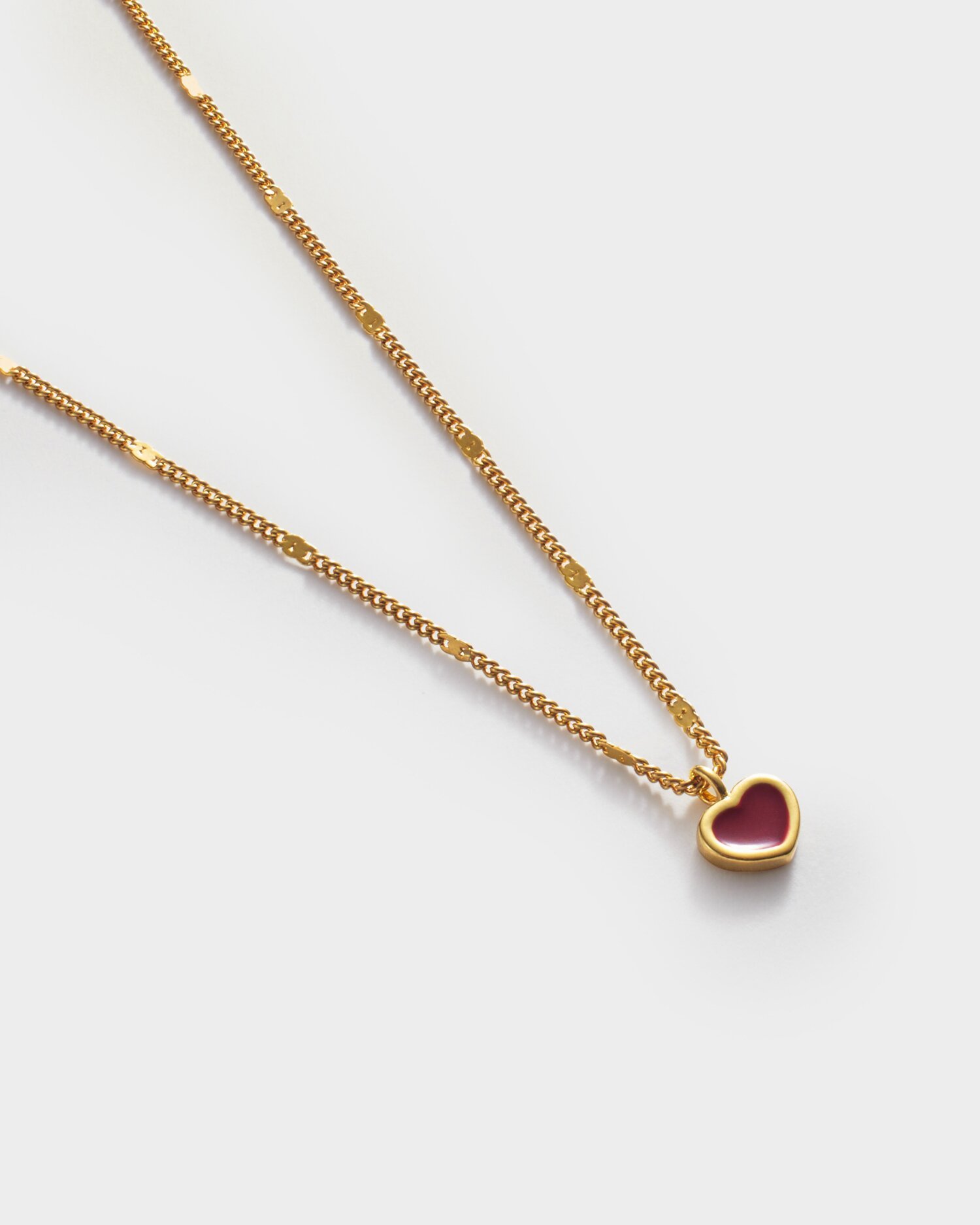 Katie Loxton Rouge Waterproof Gold Heart Necklace