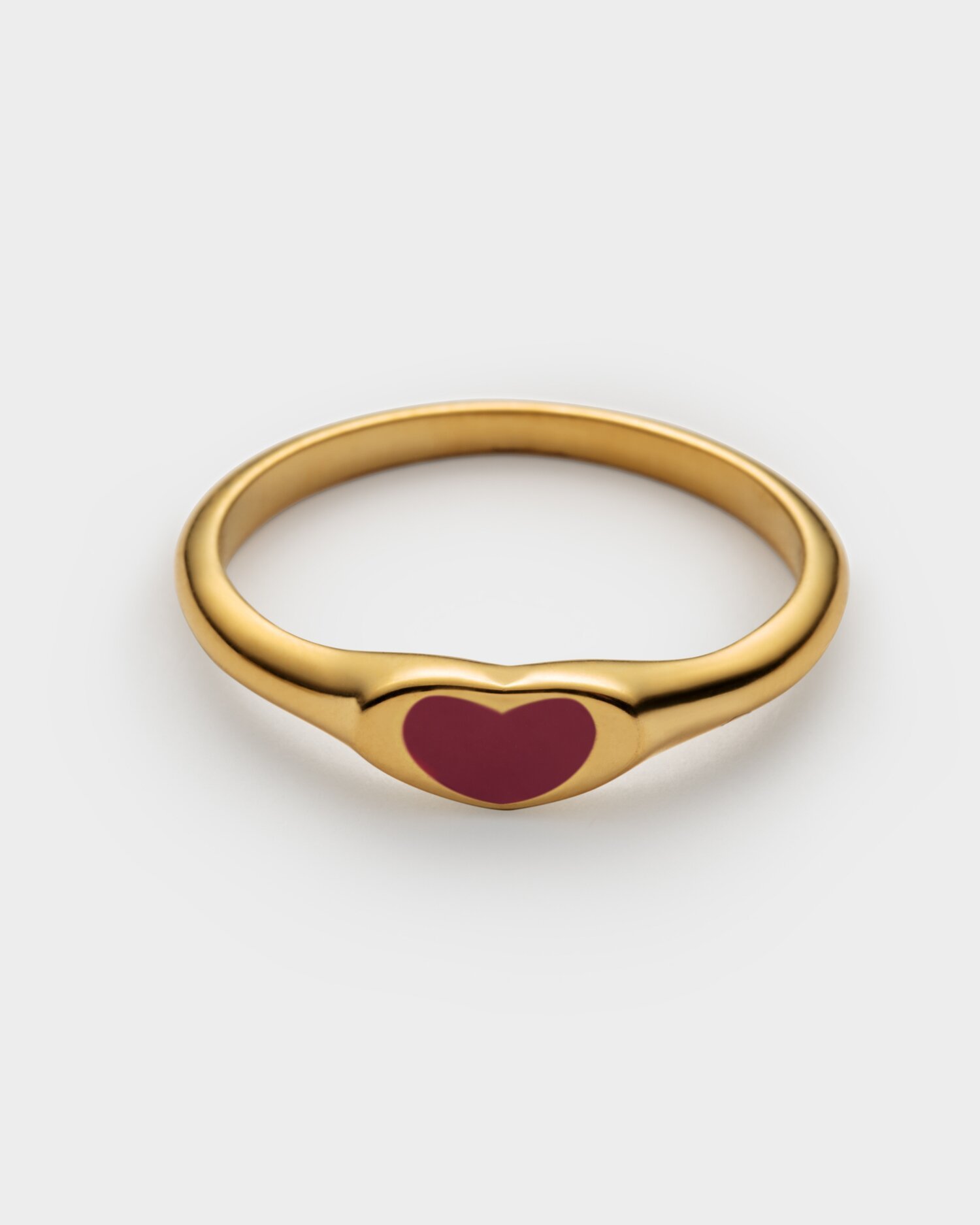 Katie Loxton Rouge Waterproof Gold Heart Ring