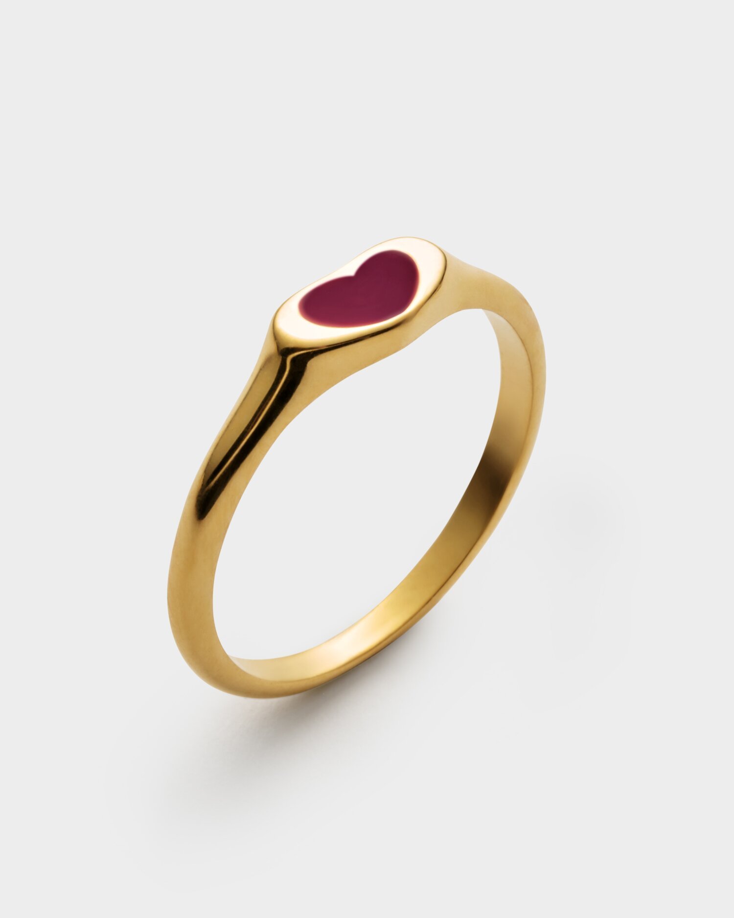 Katie Loxton Rouge Waterproof Gold Heart Ring