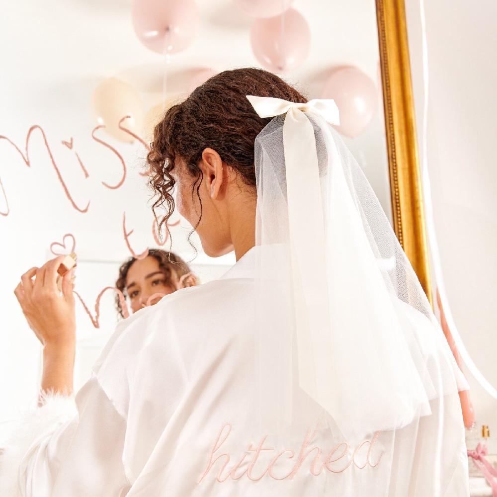 katie loxton Satin Bow Veil