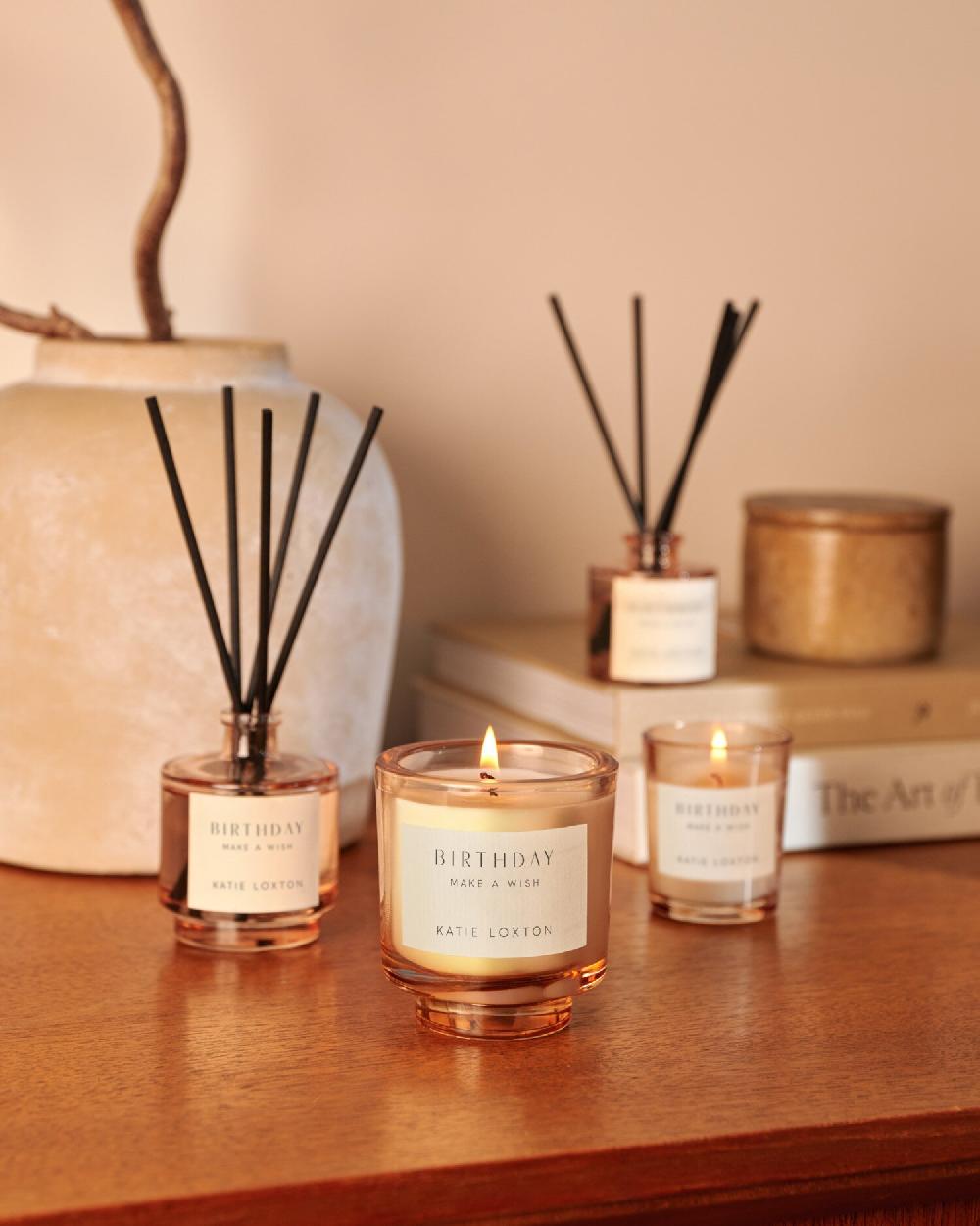 Katie Loxton Sentiment Candle 'Birthday'
