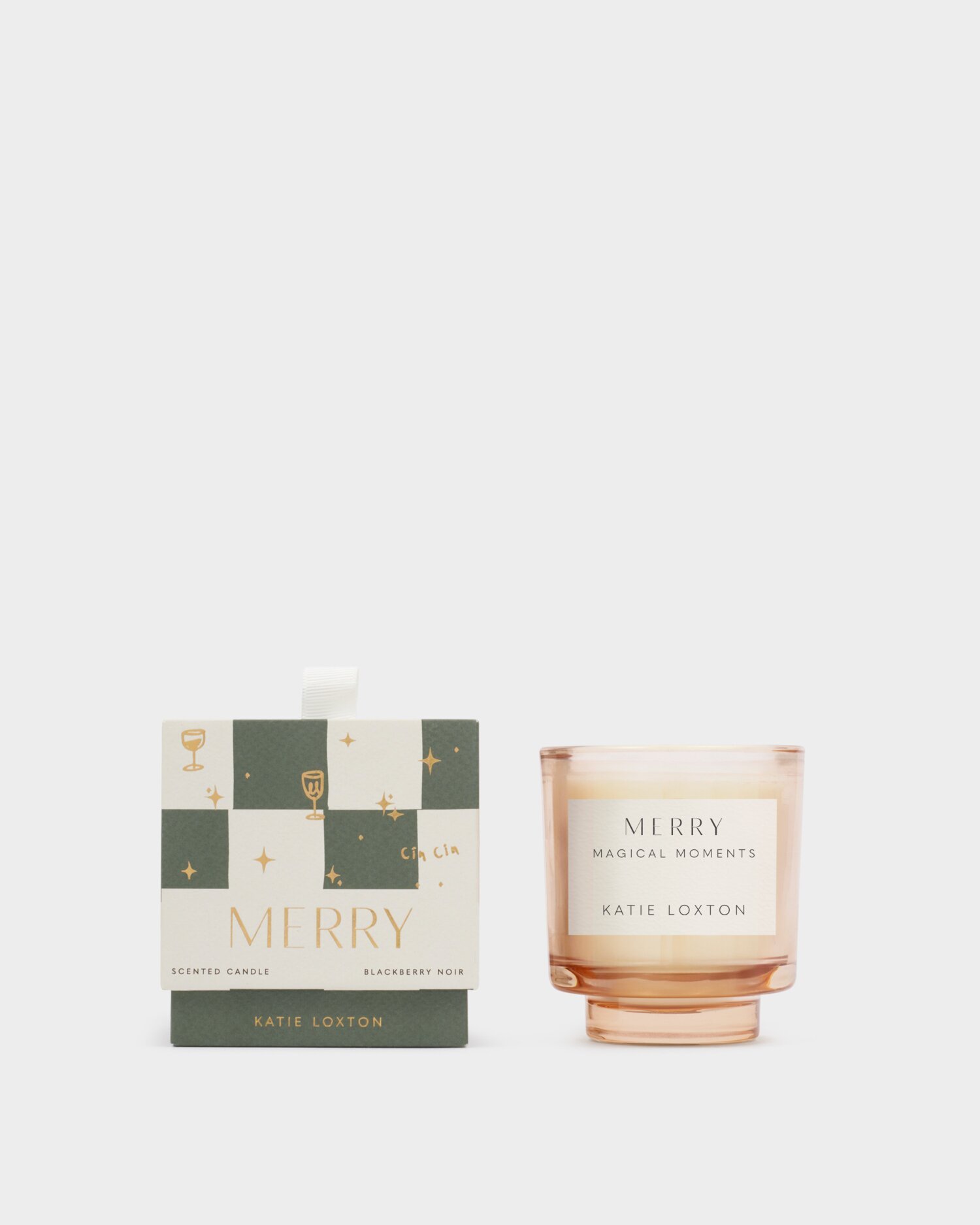 Katie Loxton Sentiment Candle 'Merry'