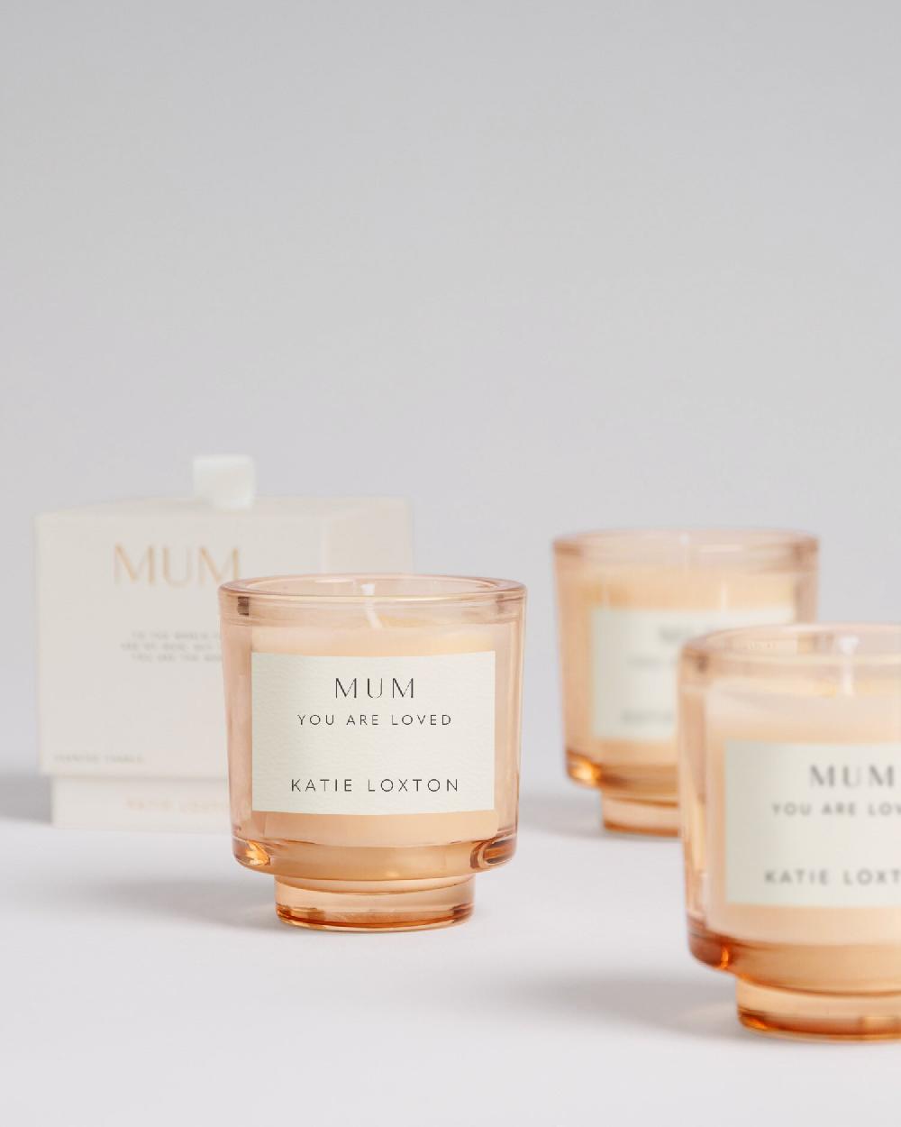 katie loxton Sentiment Candle 'Mum'