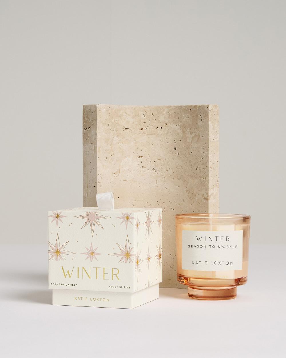 katie loxton Sentiment Candle 'Winter'