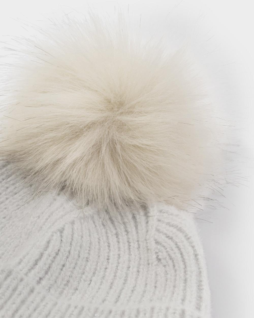 Katie Loxton Sequin Pom Pom Hat