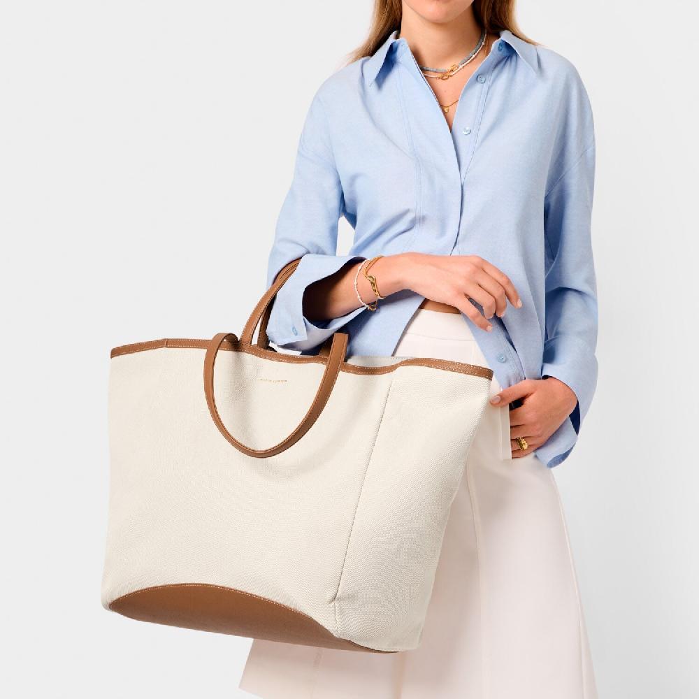 Katie Loxton Siena Canvas Oversized Tote Bag