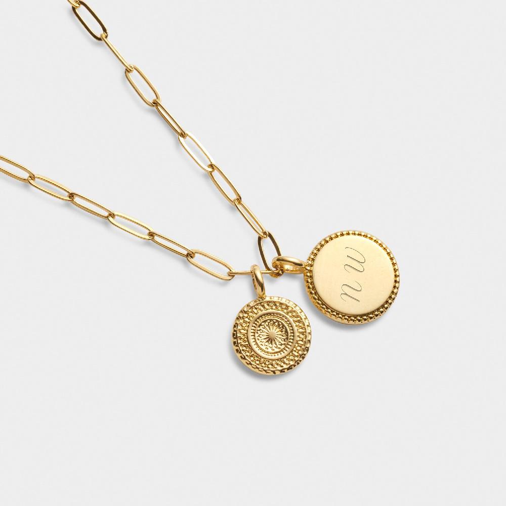 Katie Loxton 'Sister' Waterproof Gold Charm Necklace