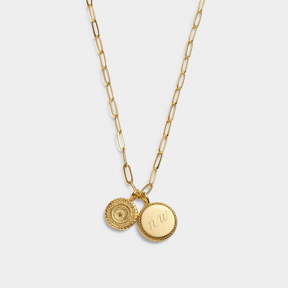 Katie Loxton 'Sister' Waterproof Gold Charm Necklace