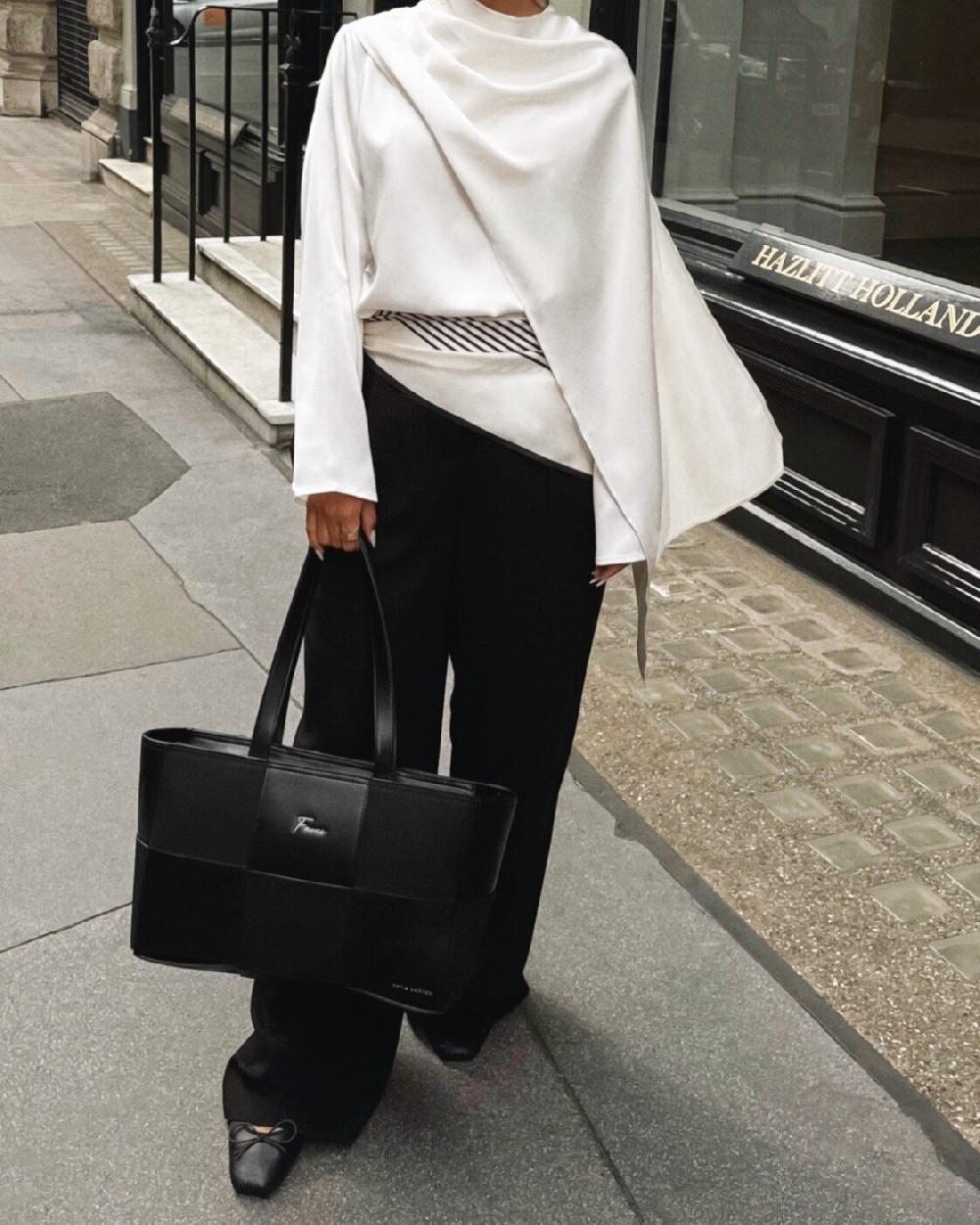 Katie Loxton Taya Hand Woven Suedette Tote Bag