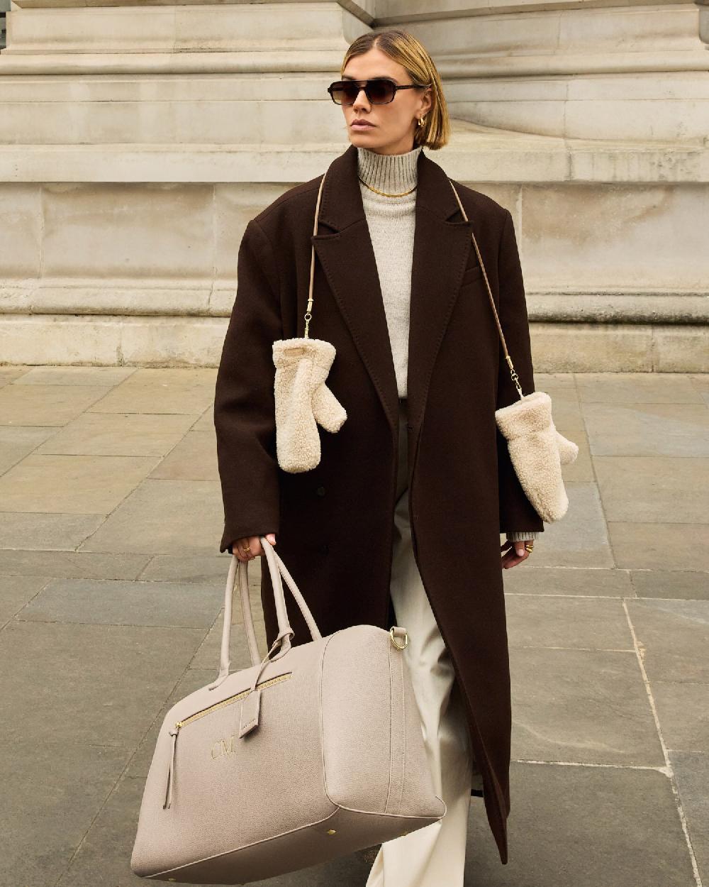 Katie Loxton Teddy Mittens With Cord